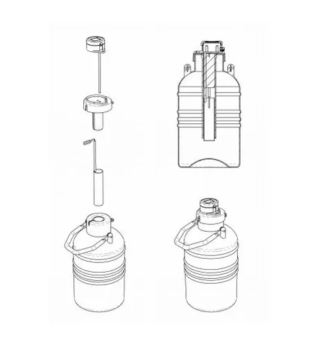 Cryogenic data logger with integrated PT1000 probe for use with nitrogen dry vapour shippers - Image 4