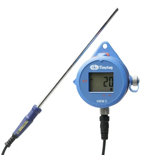 Temperature data logger with display, for use with a thermistor probe - Image 2