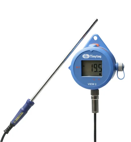 PT100 High temperature data logger with display, for use with a PT100 probe - Image 2